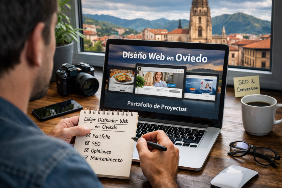 Cómo elegir diseñador web en Oviedo (y no equivocarte)